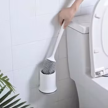 Инструмент для бытовой чистки, новая силиконовая гибкая щетка для унитаза TPR